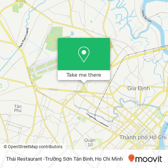 Thái Restaurant -Trường Sơn Tân Bình map