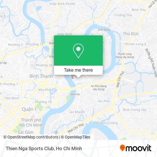 Thien Nga Sports Club map