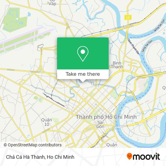 Chả Cá Hà Thành map