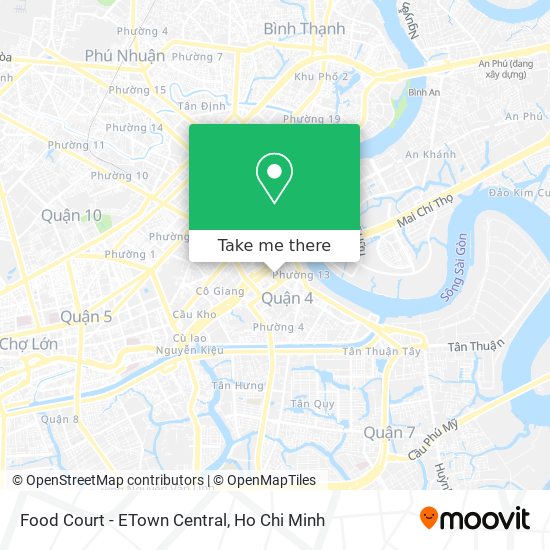 Food Court - ETown Central map