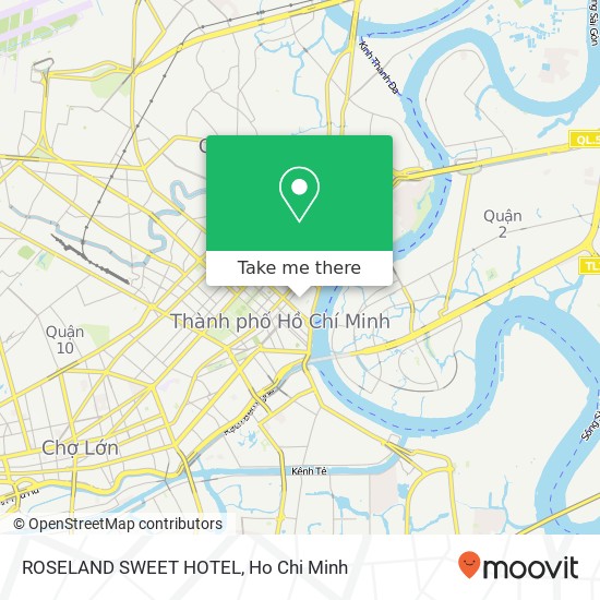 ROSELAND SWEET HOTEL map