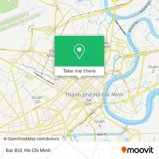 Bar BUI map