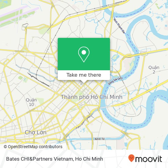 Bates CHI&Partners Vietnam map