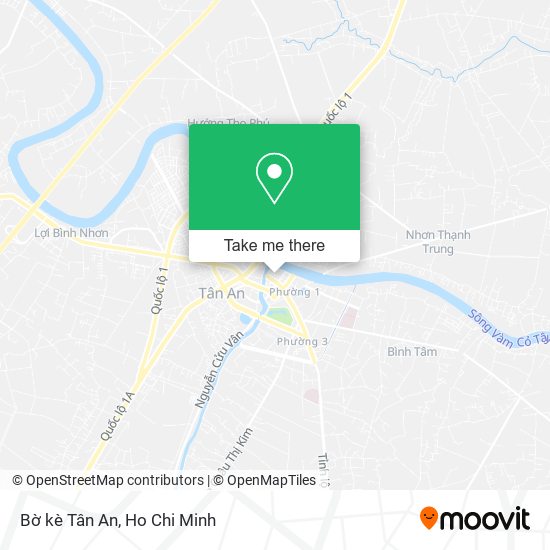 Bờ kè Tân An map