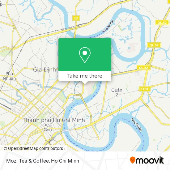 Mozi Tea & Coffee map