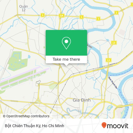 Bột Chiên Thuận Ký map
