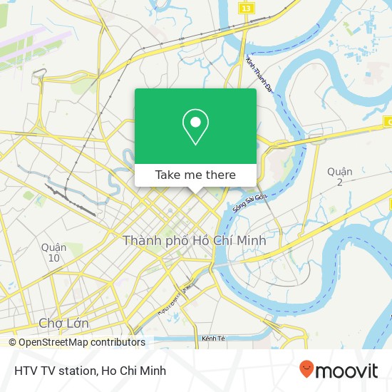 HTV TV station map