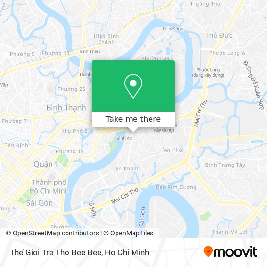 Thế Gioi Tre Tho Bee Bee map