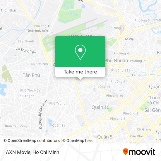 AXN Movie map