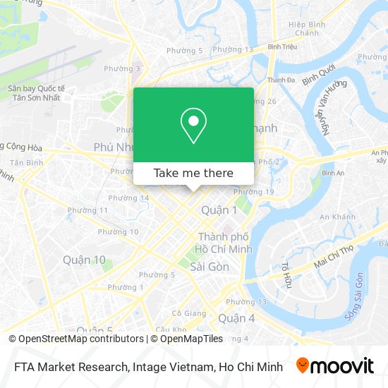 FTA Market Research, Intage Vietnam map
