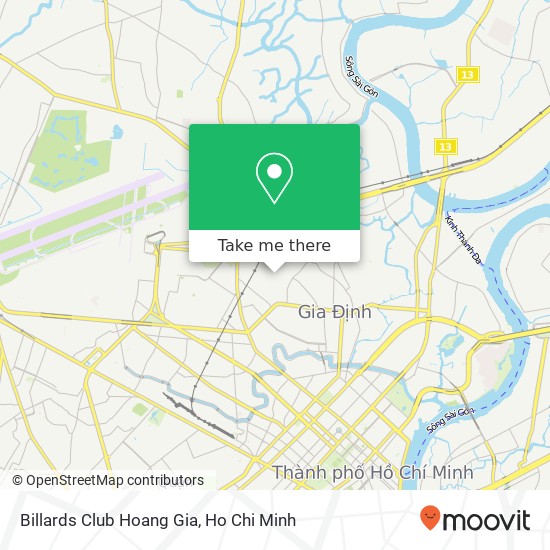 Billards Club Hoang Gia map