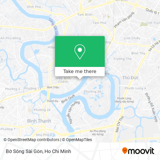Bờ Sông Sài Gòn map