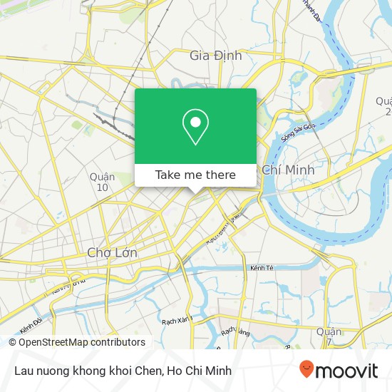 Lau nuong khong khoi Chen map
