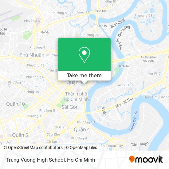 Trung Vuong High School map
