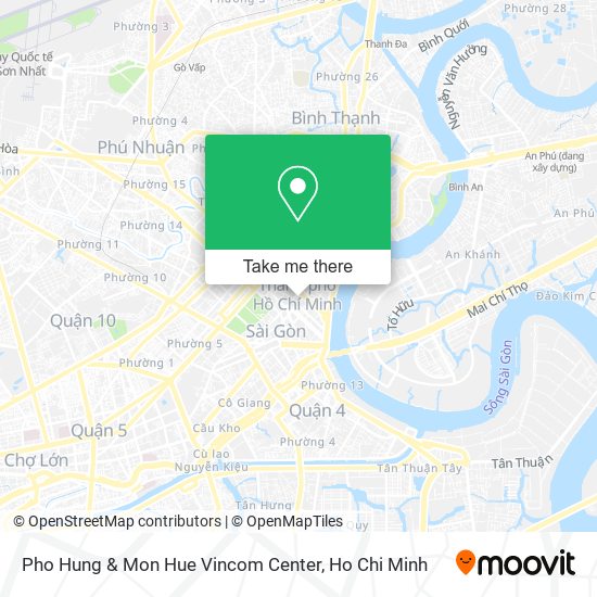 Pho Hung & Mon Hue Vincom Center map