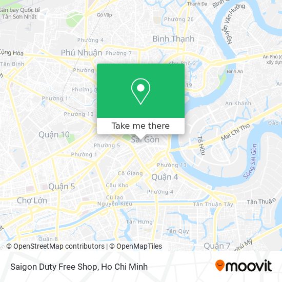 Saigon Duty Free Shop map