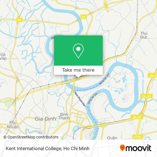 Kent International College map
