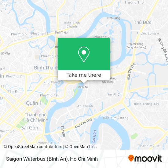 Saigon Waterbus (Bình An) map