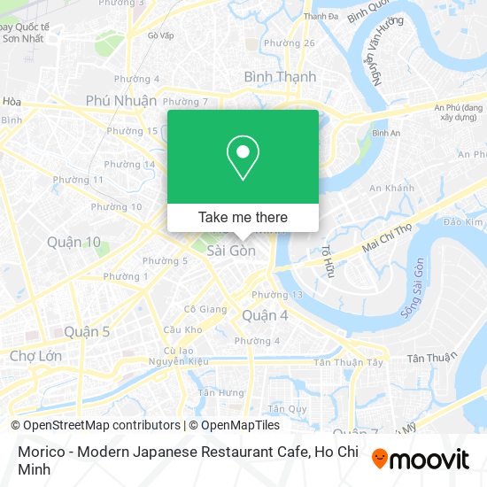 Morico - Modern Japanese Restaurant Cafe map
