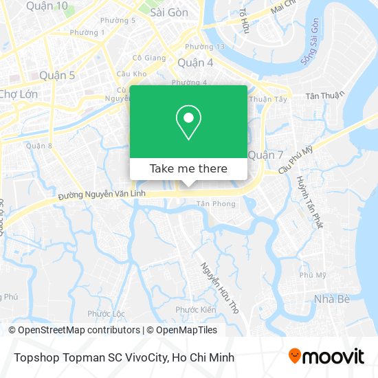 Topshop Topman SC VivoCity map