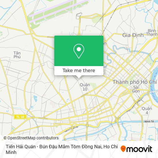 Tiến Hải Quán - Bún Đậu Mắm Tôm Đồng Nai map