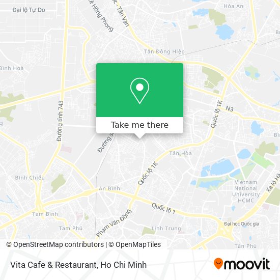 Vita Cafe & Restaurant map