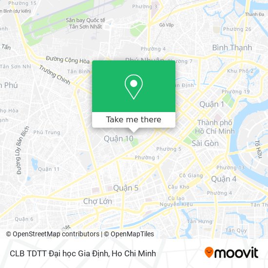 CLB TDTT Đại học Gia Định map