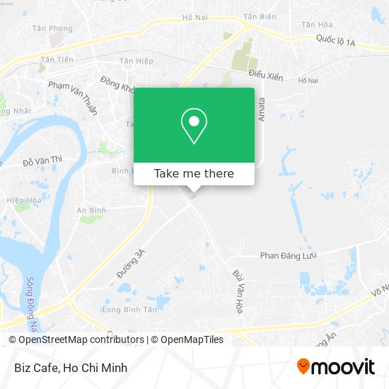 Biz Cafe map