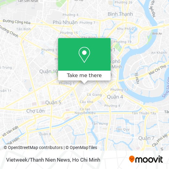 Vietweek/Thanh Nien News map