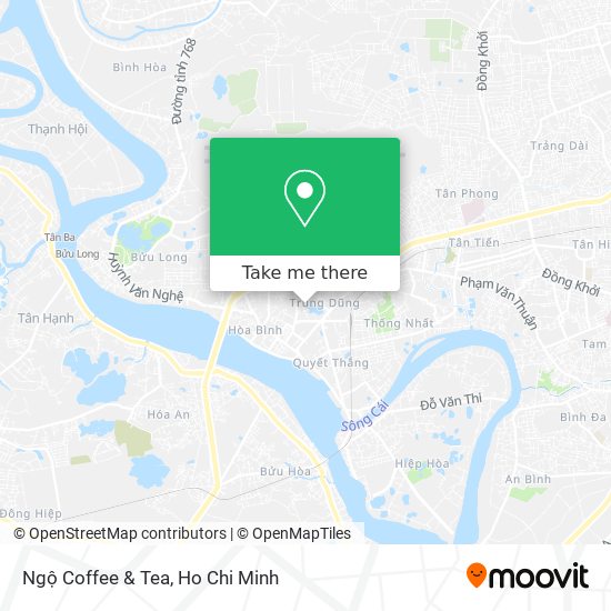 Ngộ Coffee & Tea map