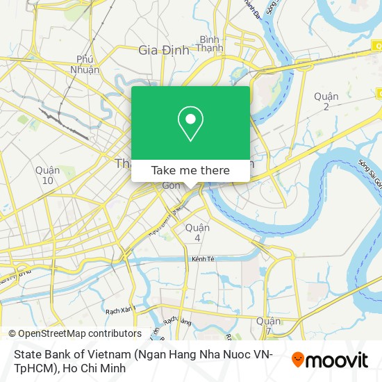 State Bank of Vietnam (Ngan Hang Nha Nuoc VN- TpHCM) map
