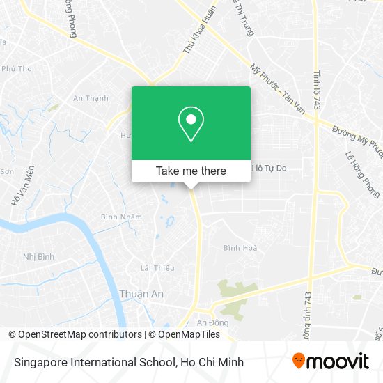 Singapore International School map