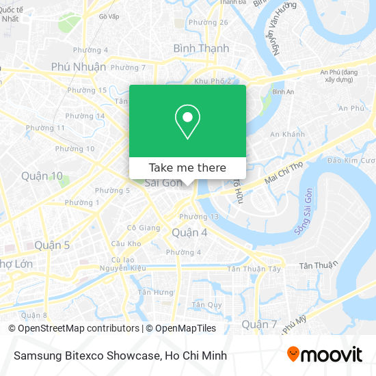 Samsung Bitexco Showcase map