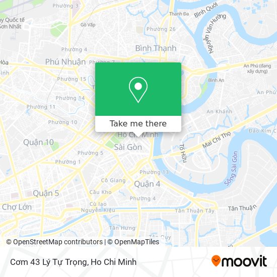 Cơm 43 Lý Tự Trọng map