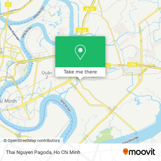 Thai Nguyen Pagoda map