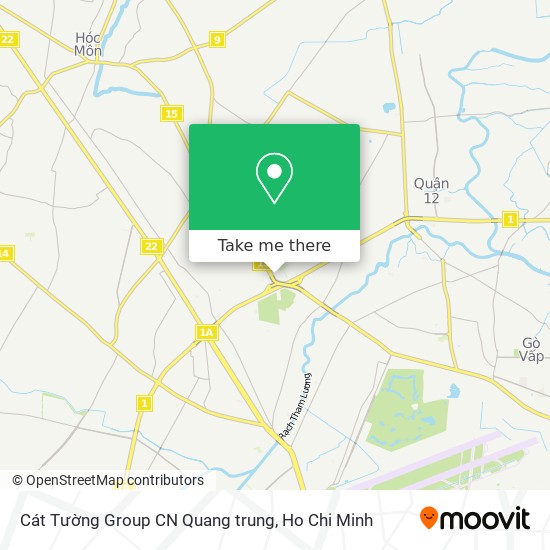 Cát Tường Group CN Quang trung map