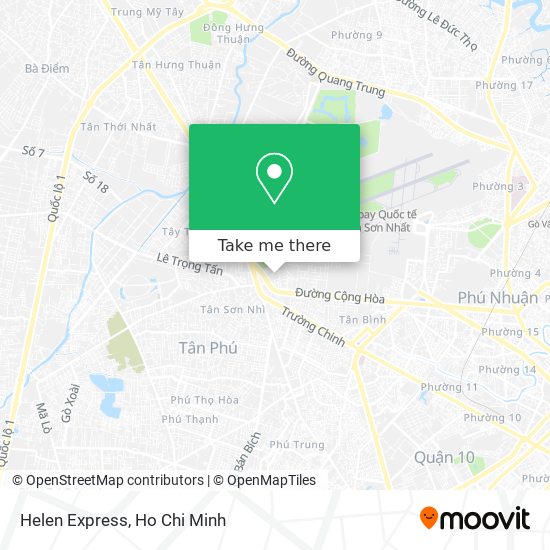 Helen Express map