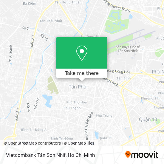 Vietcombank Tân Son Nhif map