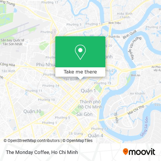 The Monday Coffee map