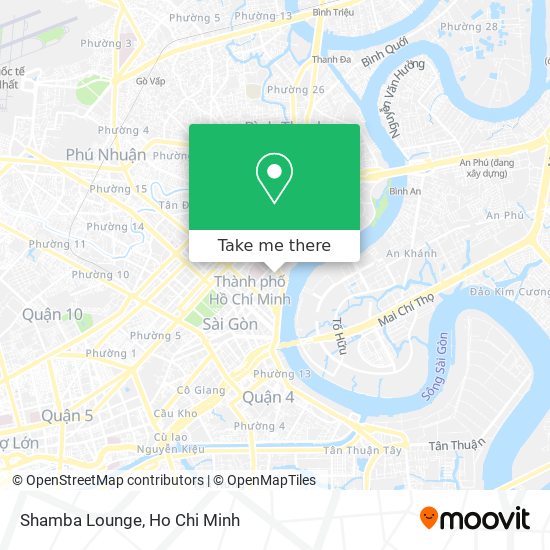 Shamba Lounge map