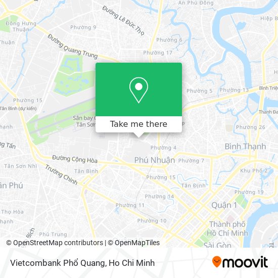 Vietcombank Phổ Quang map