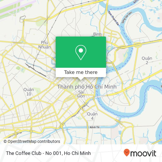The Coffee Club - No 001 map