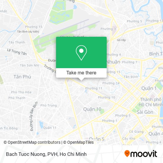 Bach Tuoc Nuong, PVH map