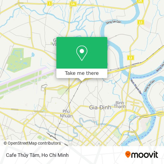 Cafe Thủy Tâm map