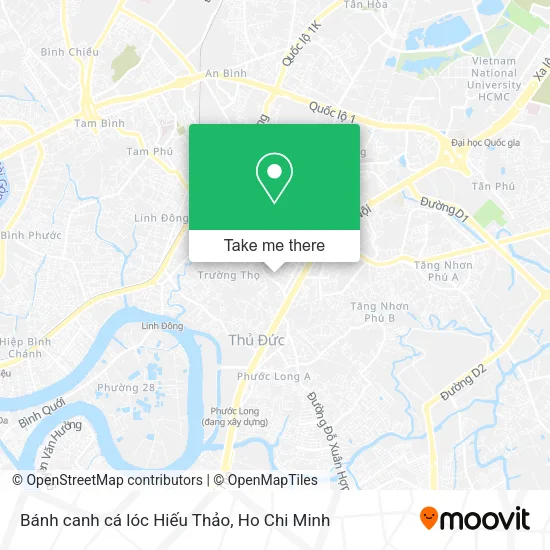 Bánh canh cá lóc Hiếu Thảo map