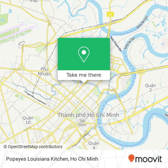 Popeyes Louisiana Kitchen map