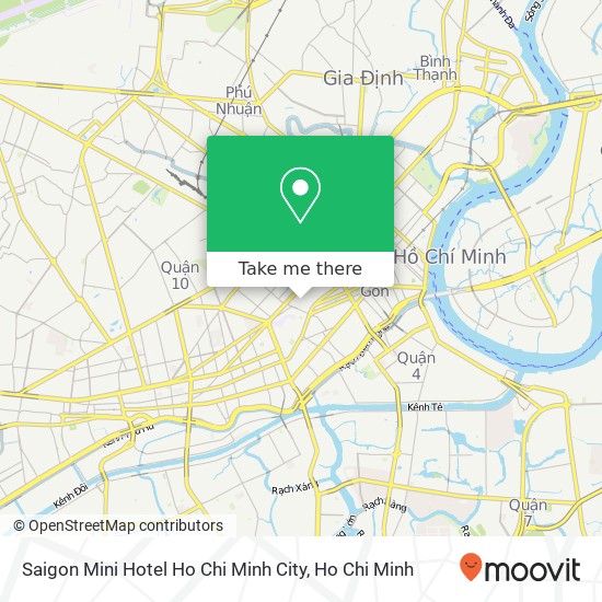 Saigon Mini Hotel Ho Chi Minh City map