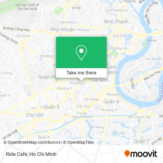 Ride Cafe map