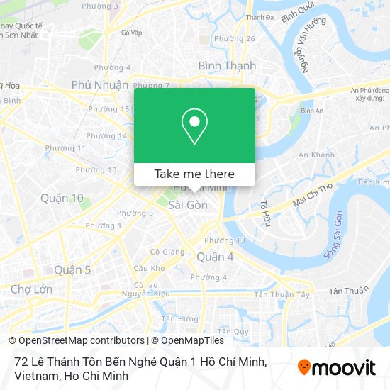 72 Lê Thánh Tôn Bến Nghé Quận 1 Hồ Chí Minh, Vietnam map