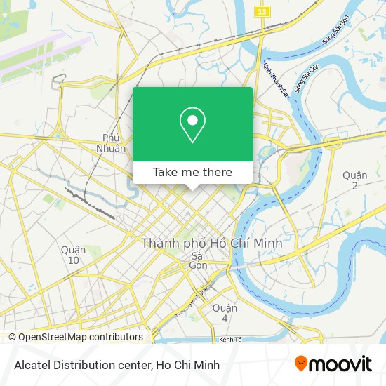 Alcatel Distribution center map